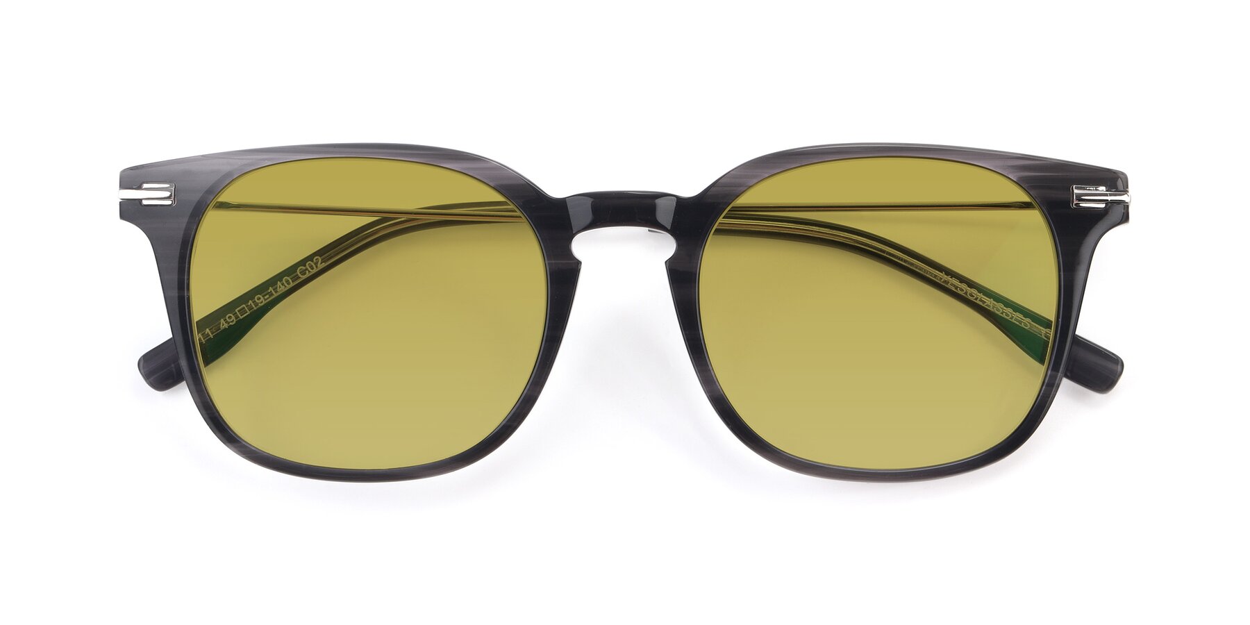 Folded Front of 17711 in Grey with Champagne Tinted Lenses