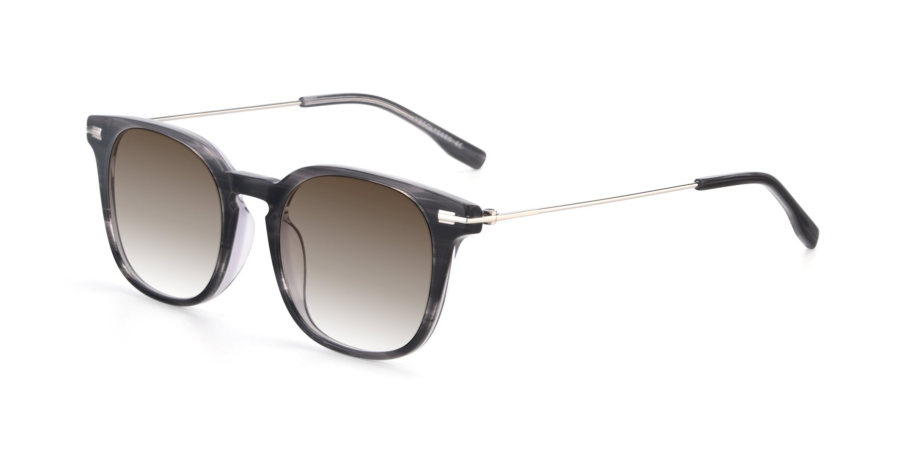 Angle of 17711 in Grey with Brown Gradient Lenses