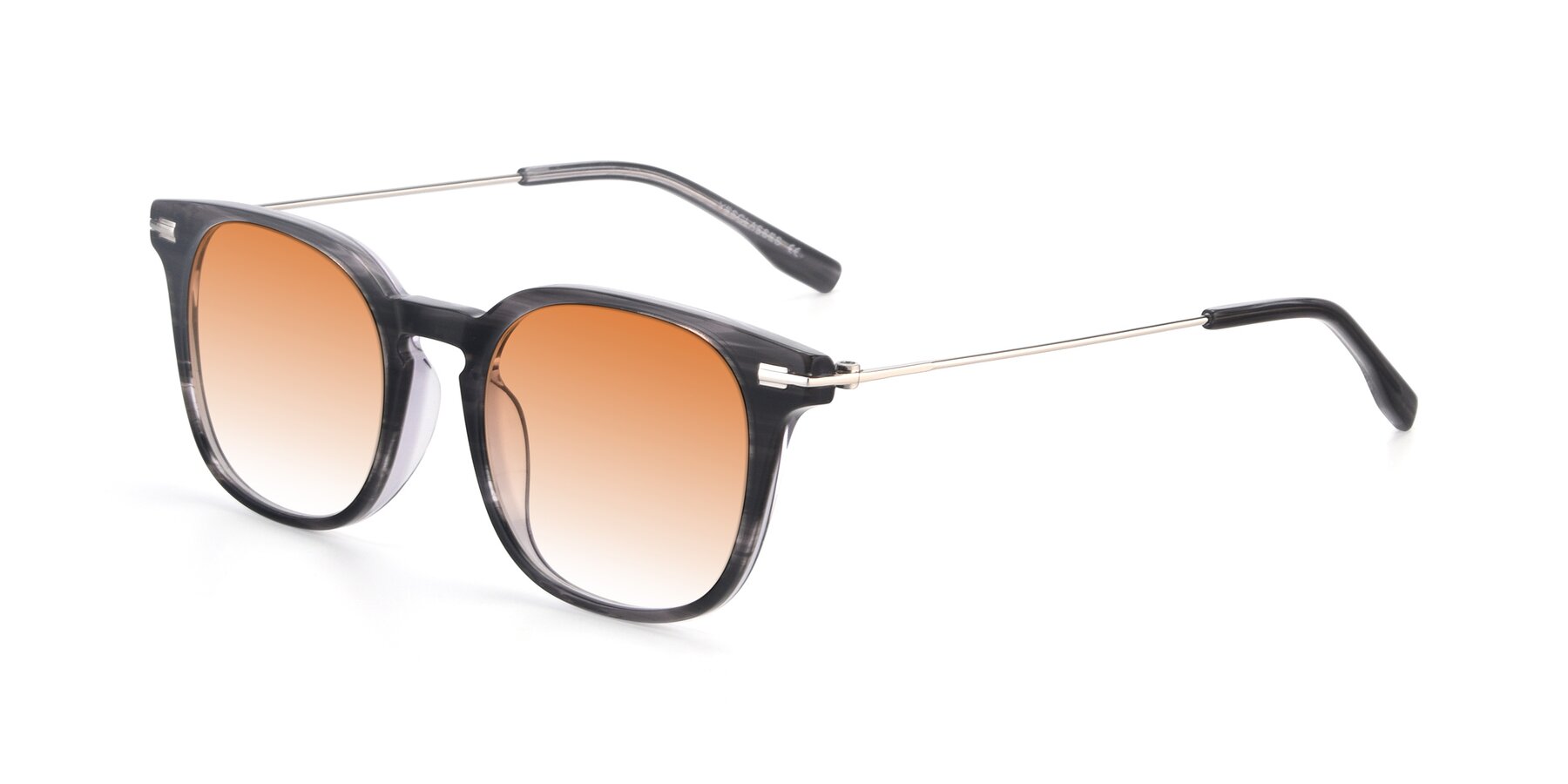 Angle of 17711 in Grey with Orange Gradient Lenses