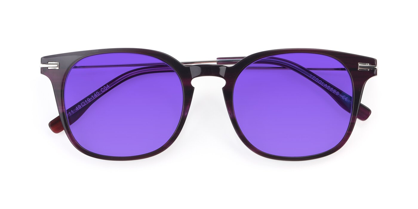 17711 - Dark Purple Tinted Sunglasses