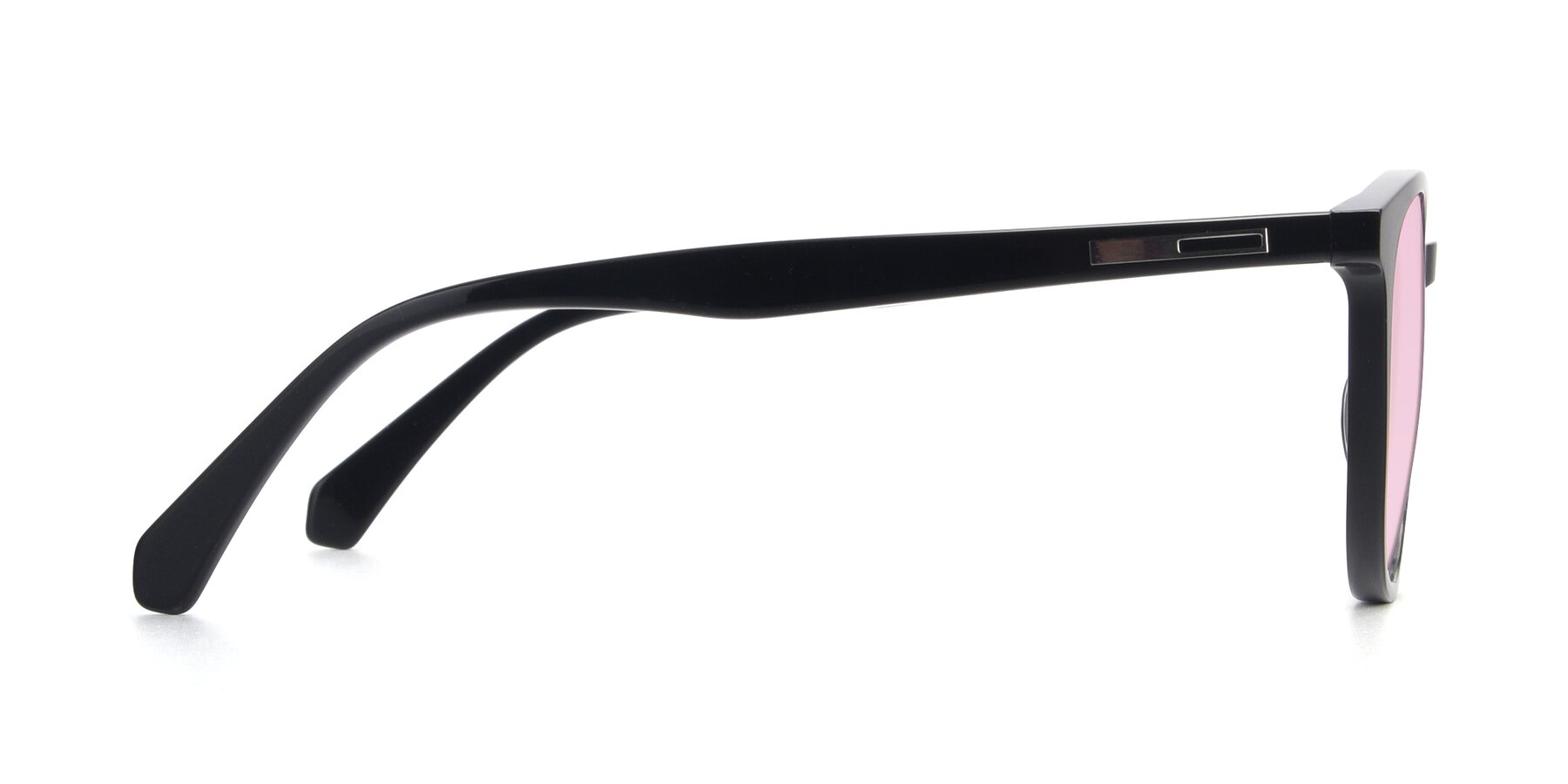 Side of 17721 in Black with Light Pink Tinted Lenses