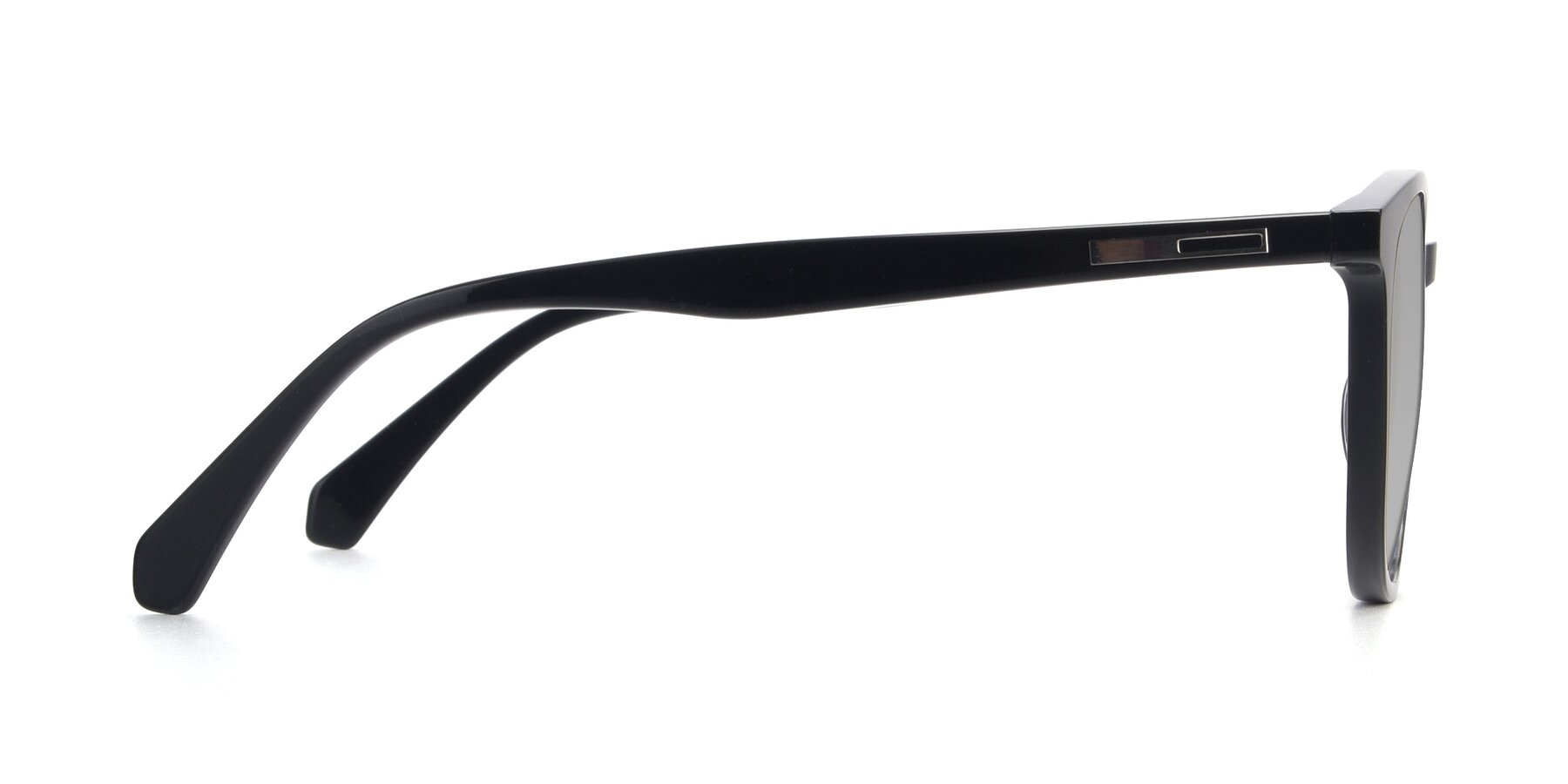 Side of 17721 in Black with Light Gray Tinted Lenses