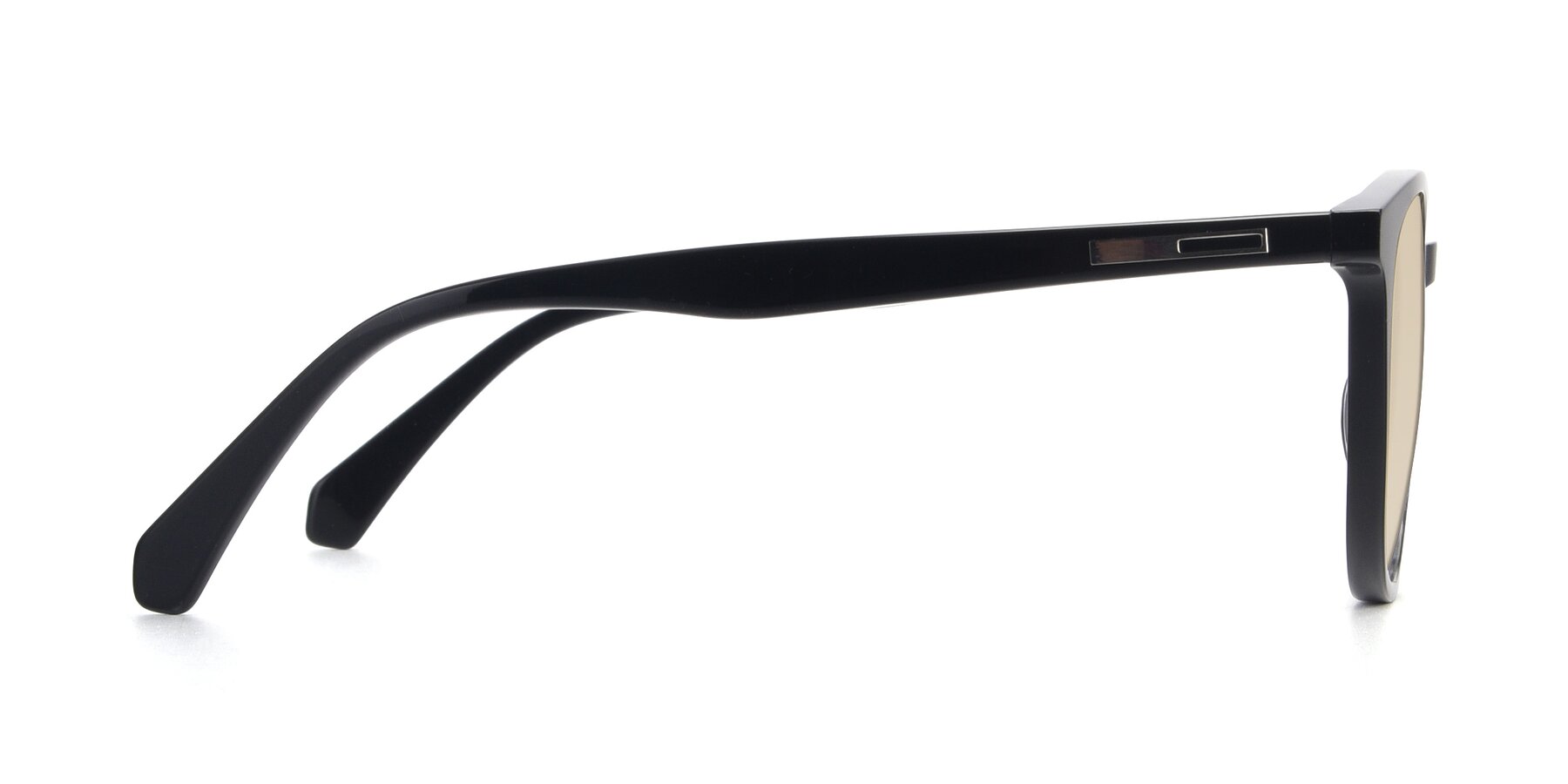 Side of 17721 in Black with Light Brown Tinted Lenses