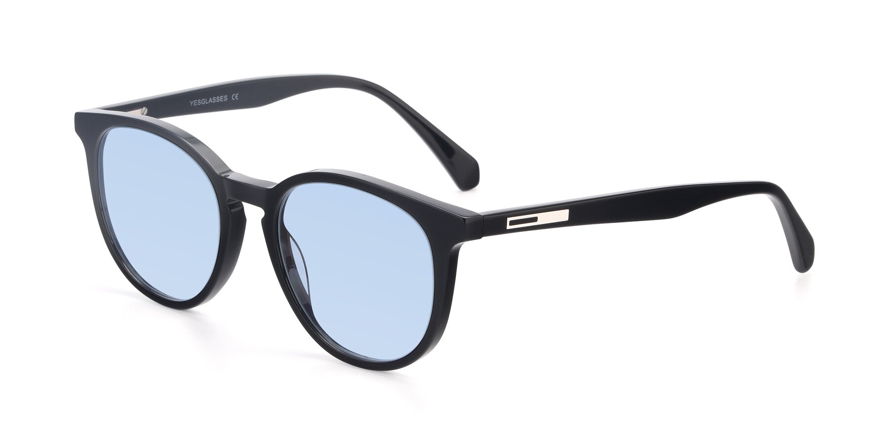 Angle of 17721 in Black with Light Blue Tinted Lenses
