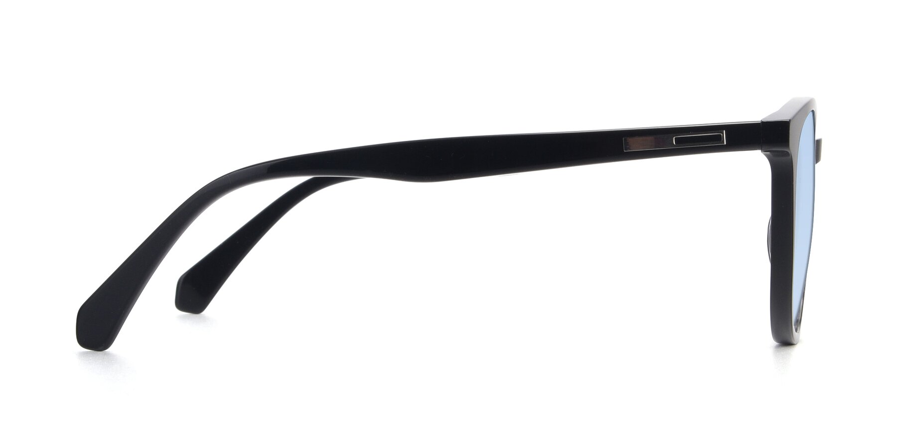 Side of 17721 in Black with Light Blue Tinted Lenses