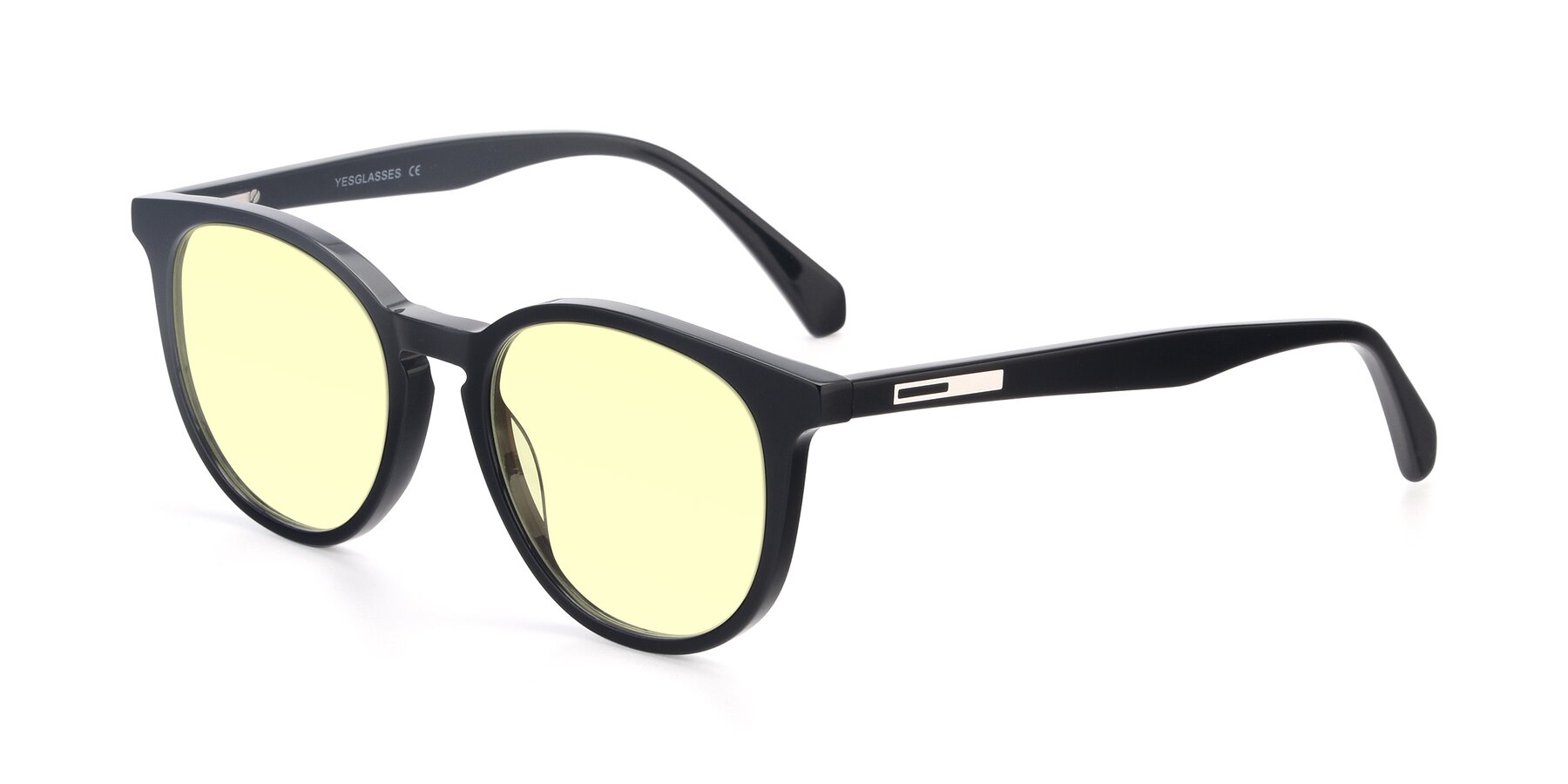 Angle of 17721 in Black with Light Yellow Tinted Lenses