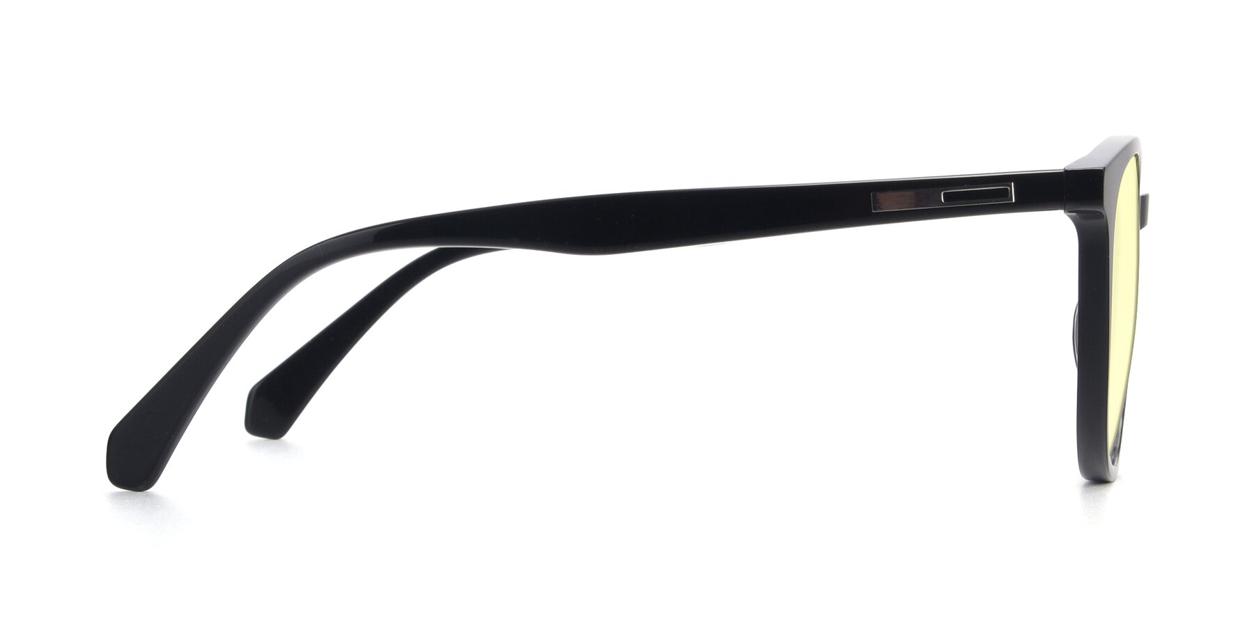 Side of 17721 in Black with Light Yellow Tinted Lenses