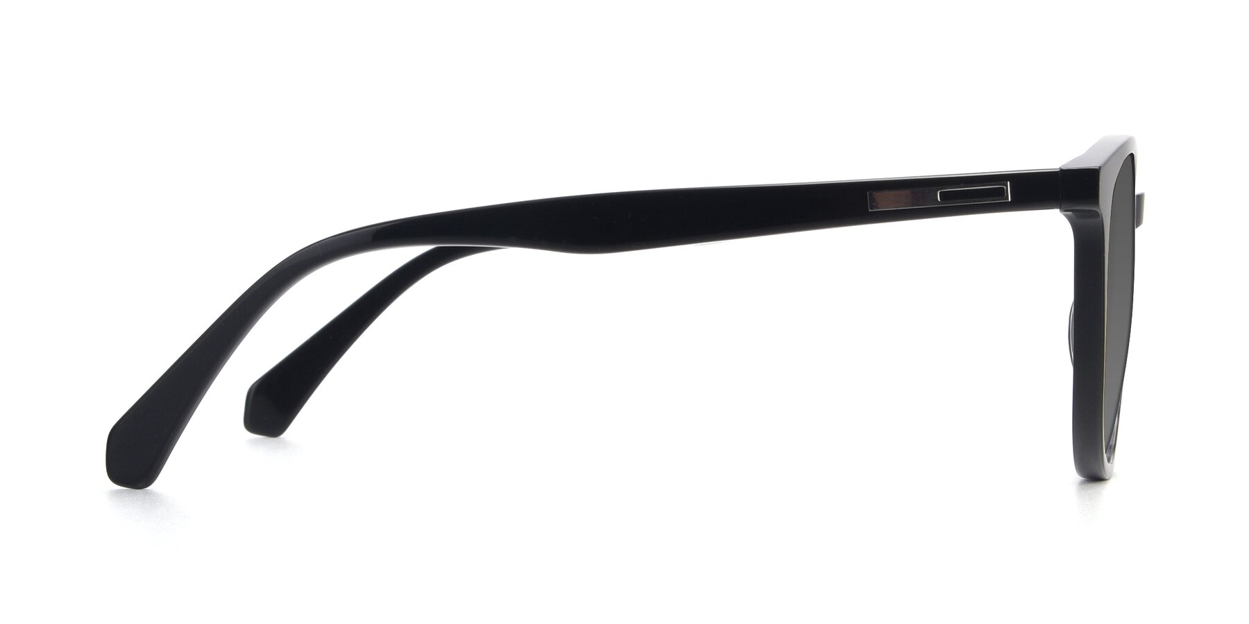Side of 17721 in Black with Medium Gray Tinted Lenses