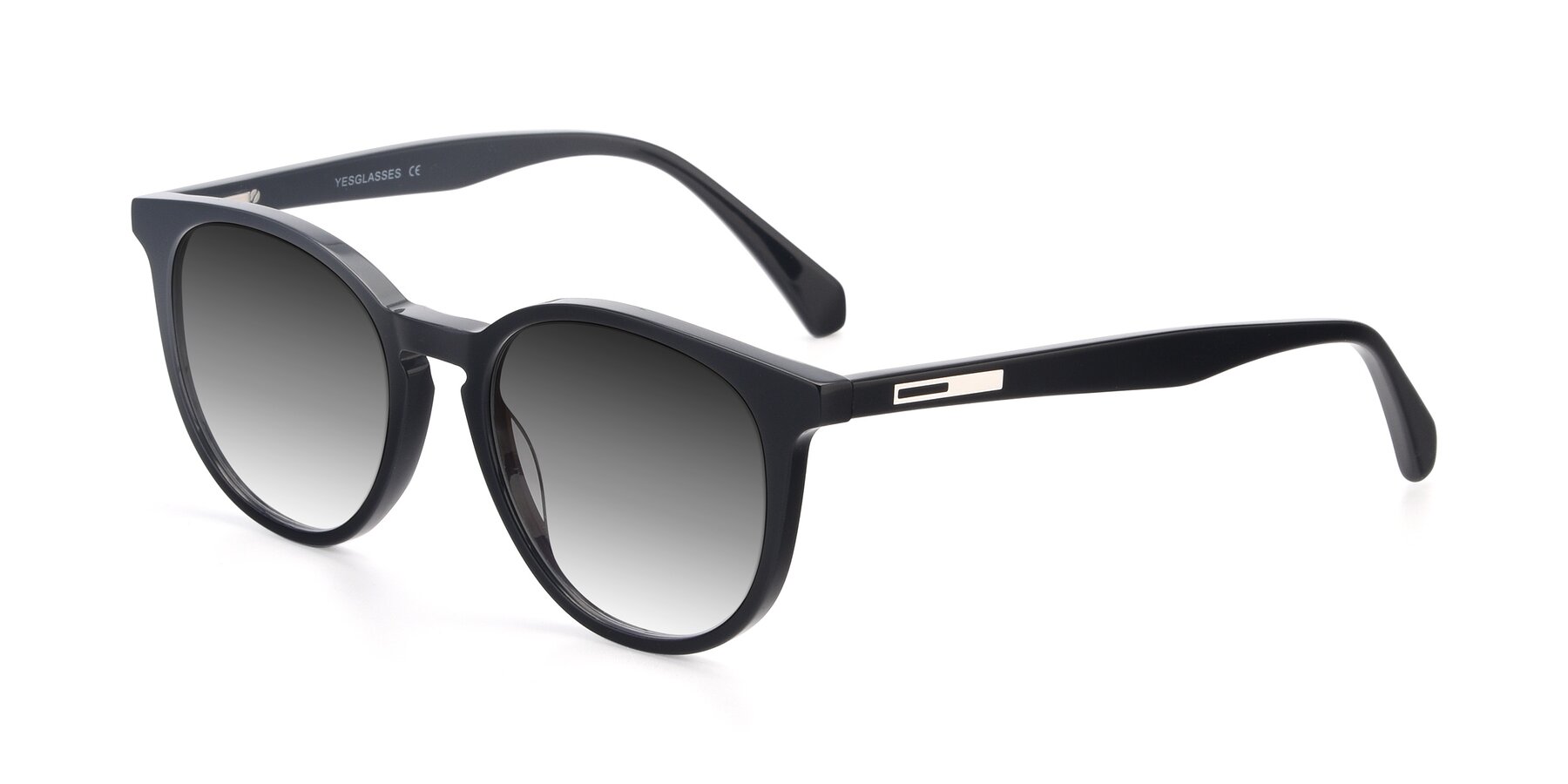 Angle of 17721 in Black with Gray Gradient Lenses