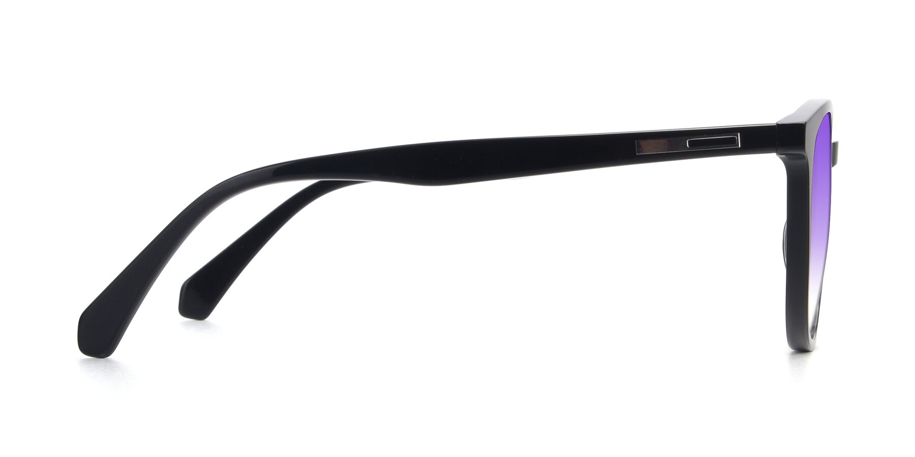Side of 17721 in Black with Purple Gradient Lenses