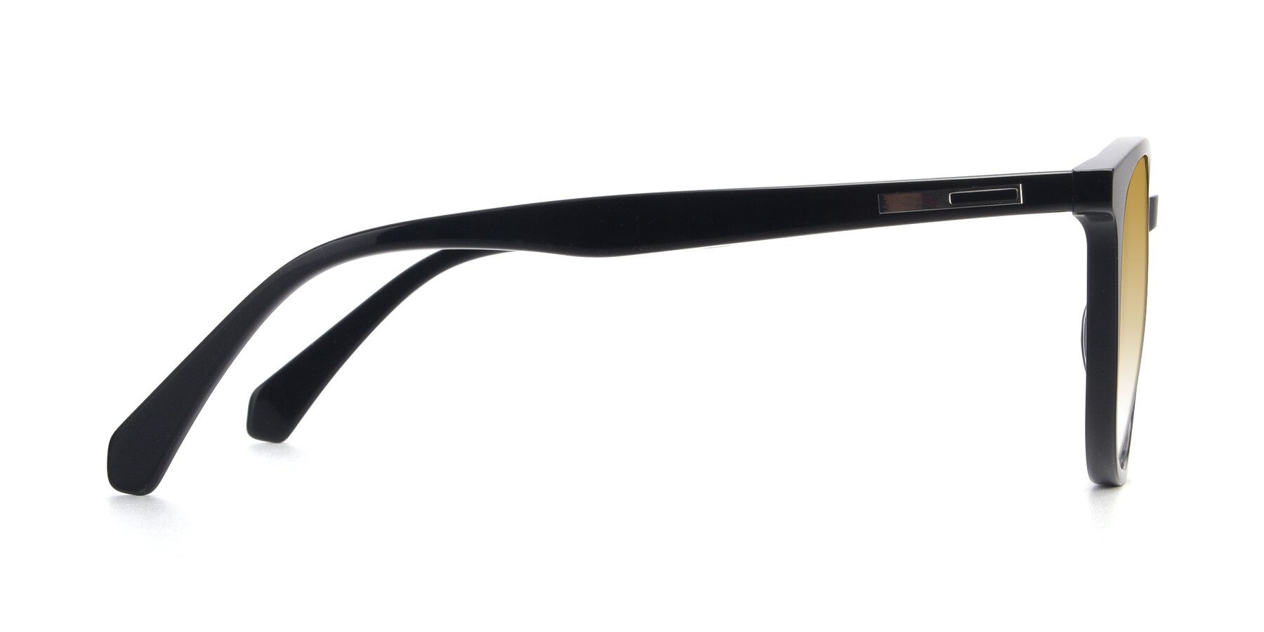 Side of 17721 in Black with Champagne Gradient Lenses
