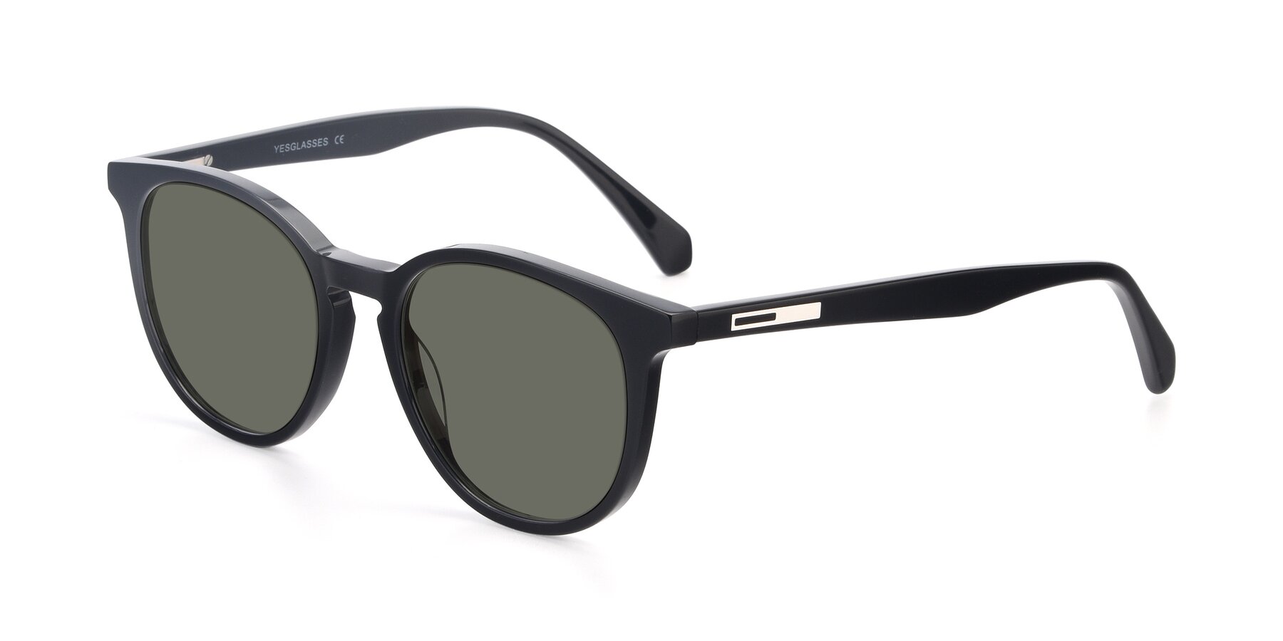 Angle of 17721 in Black with Gray Polarized Lenses