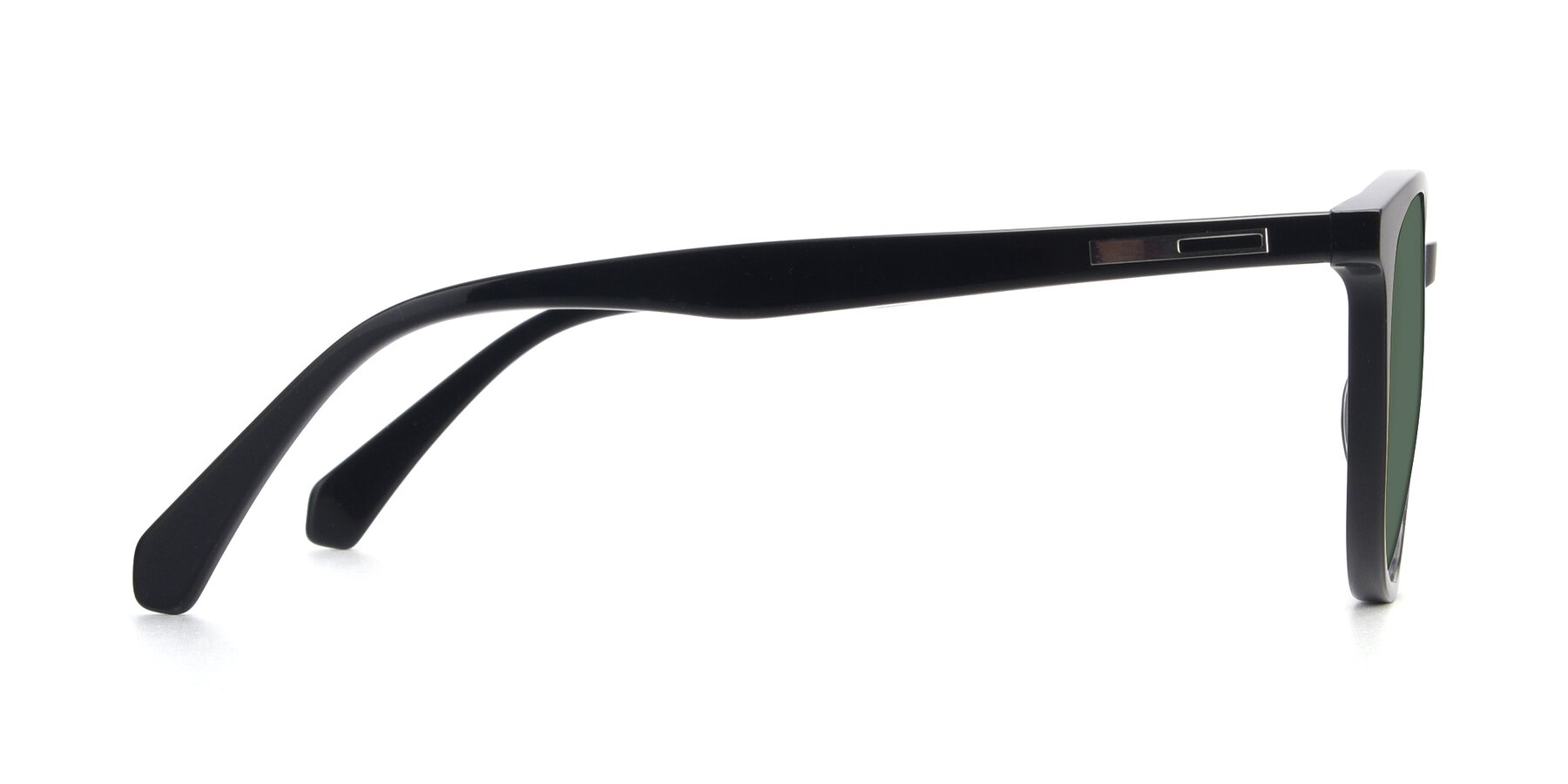Side of 17721 in Black with Green Polarized Lenses