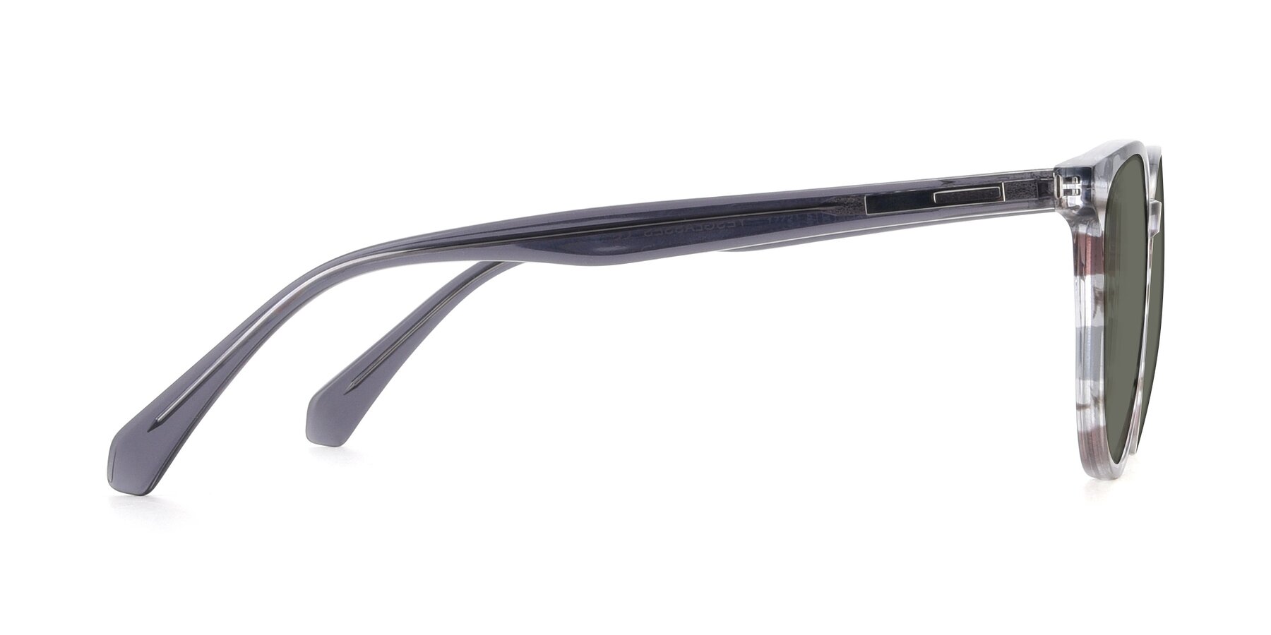 Side of 17721 in Stripe Grey with Gray Polarized Lenses
