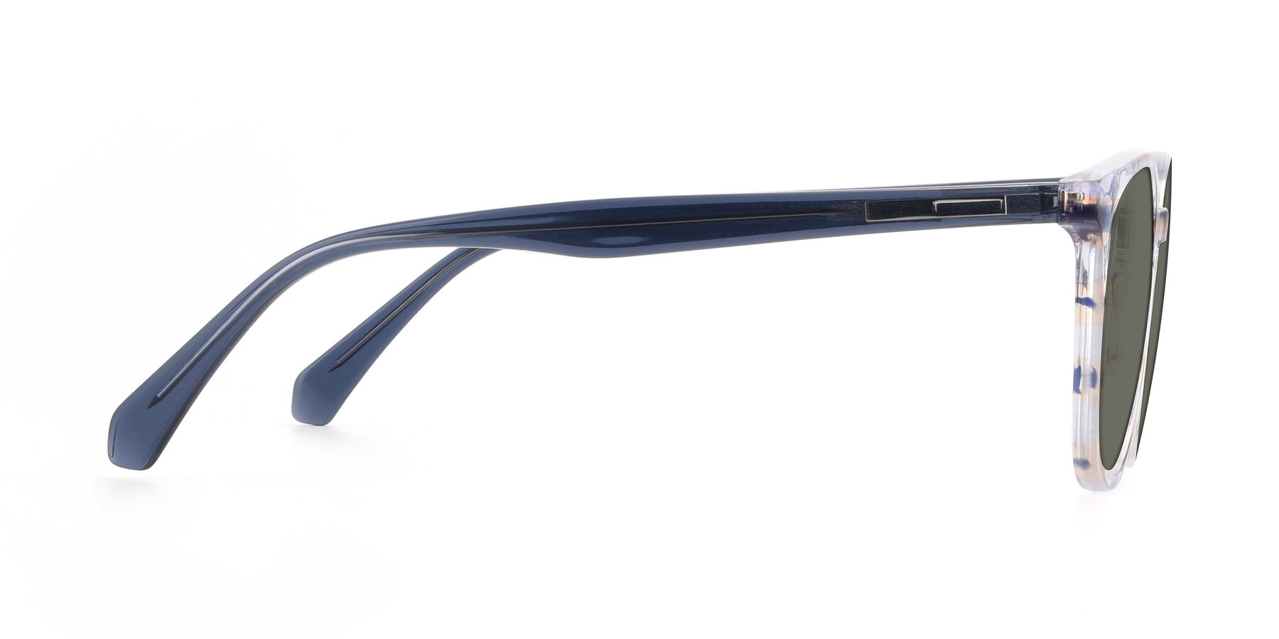 Side of 17721 in Stripe Blue with Gray Polarized Lenses