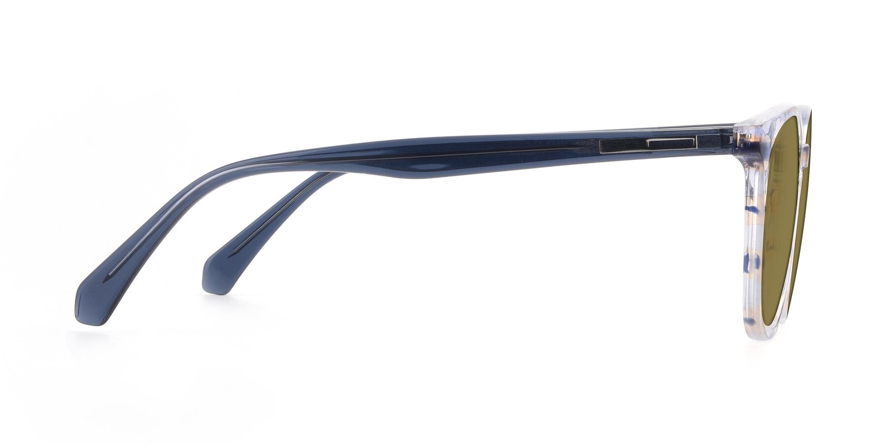 Side of 17721 in Stripe Blue with Brown Polarized Lenses