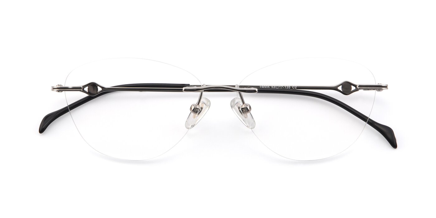19005 - Silver Reading Glasses