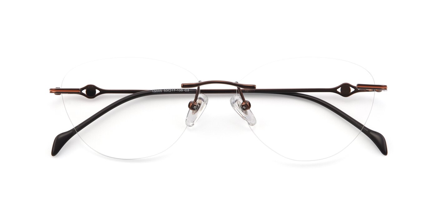 19005 - Bronze Reading Glasses