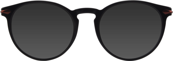 Black Geek-Chic Keyhole Bridge Trapezoid Tinted Sunglasses with Gray ...