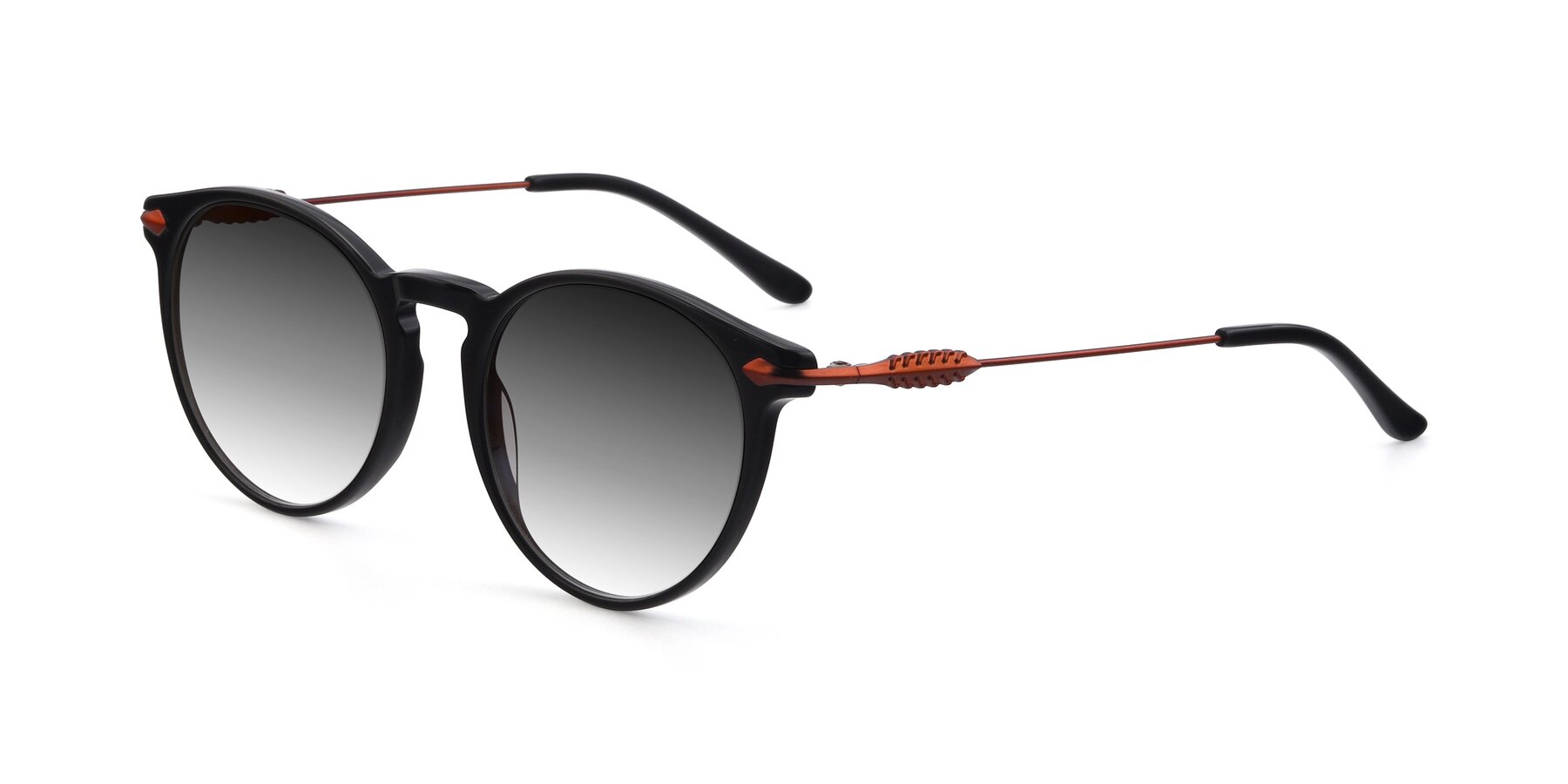 Angle of 17660 in Black with Gray Gradient Lenses