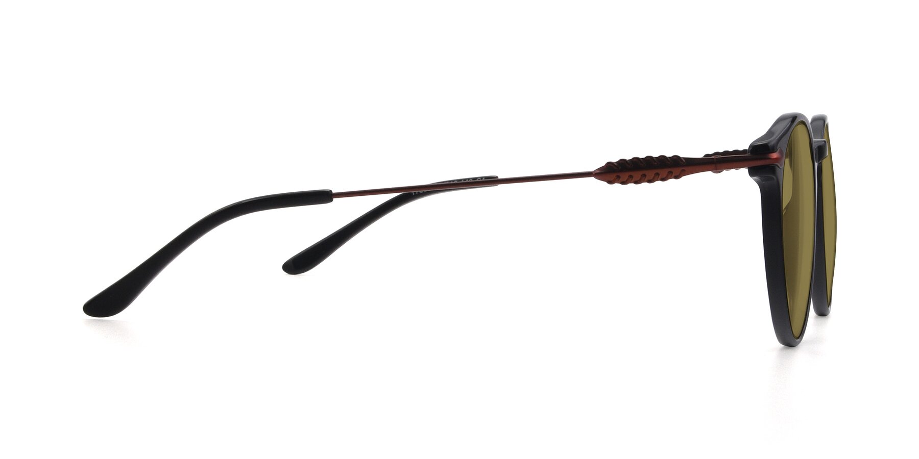 Side of 17660 in Black with Brown Polarized Lenses