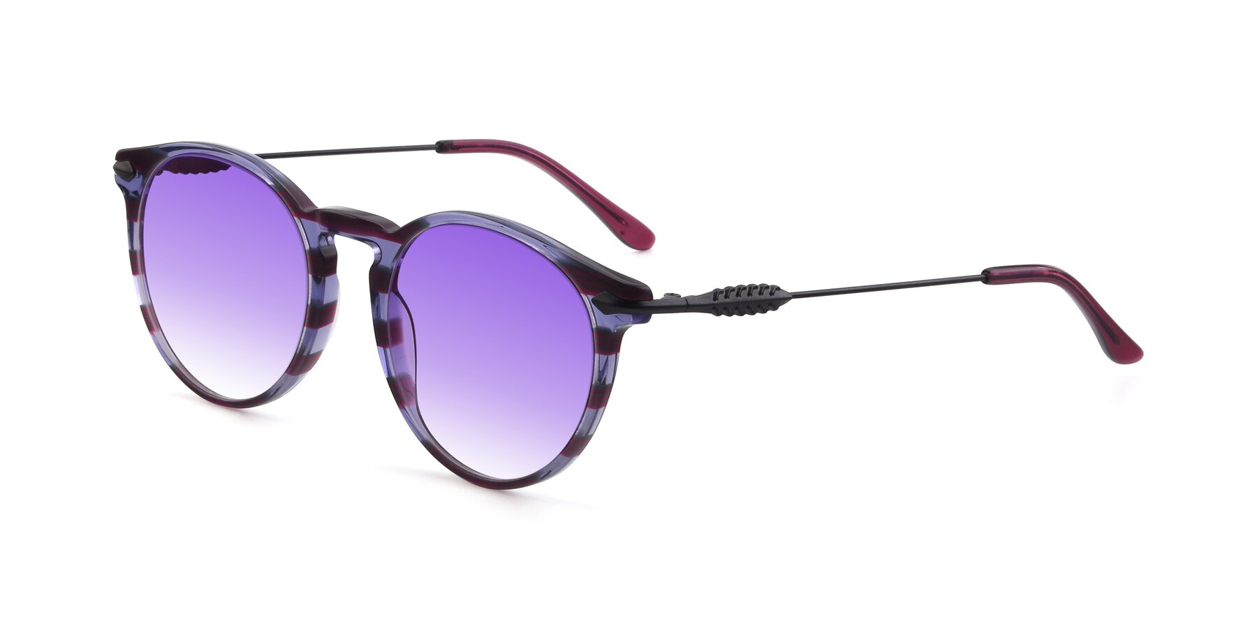 Angle of 17660 in Stripe Purple with Purple Gradient Lenses