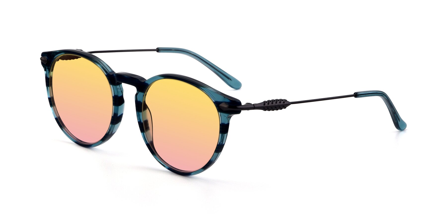 Angle of 17660 in Stripe Blue with Yellow / Pink Gradient Lenses