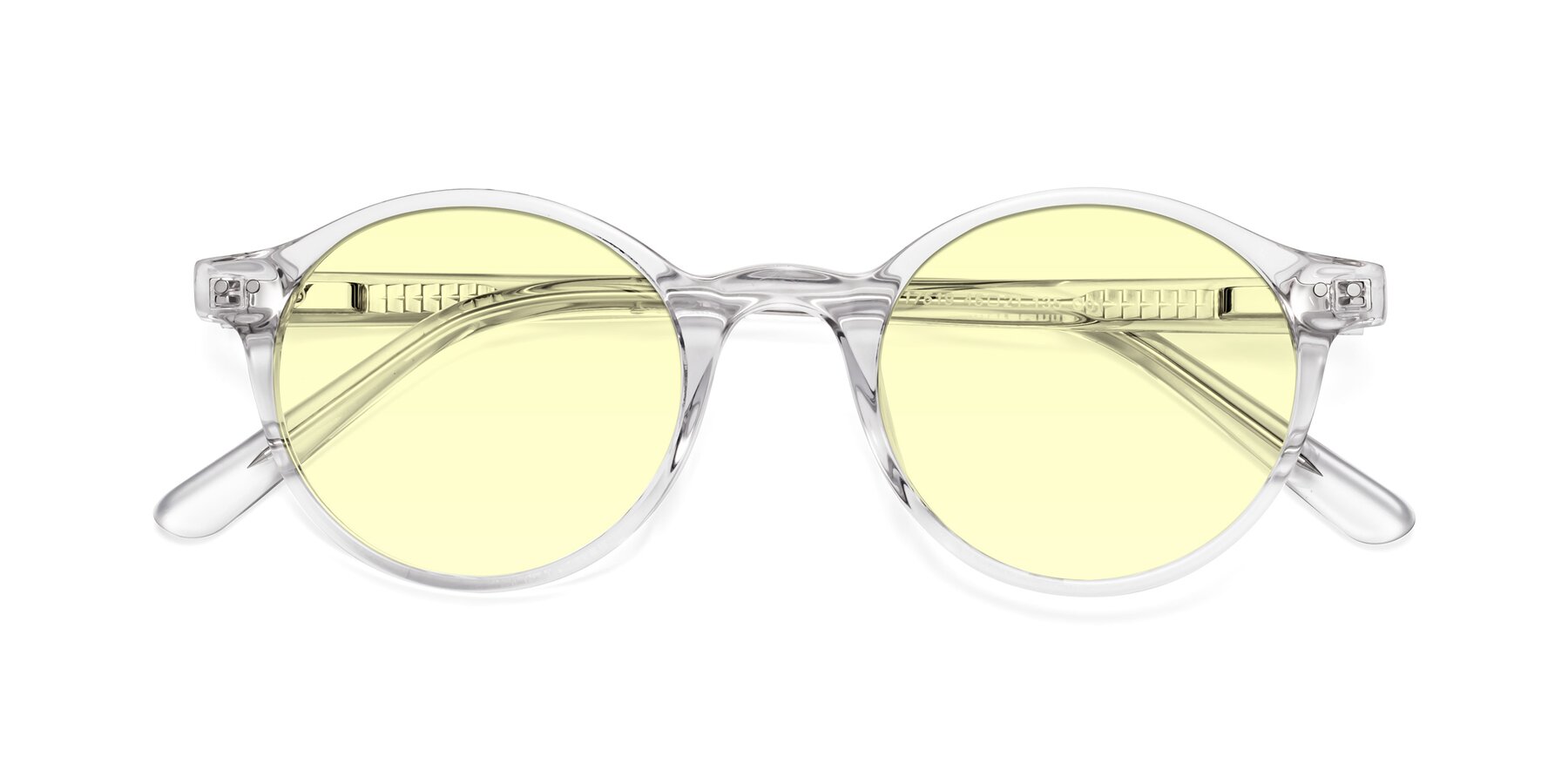 Folded Front of Jardi in Clear with Light Yellow Tinted Lenses