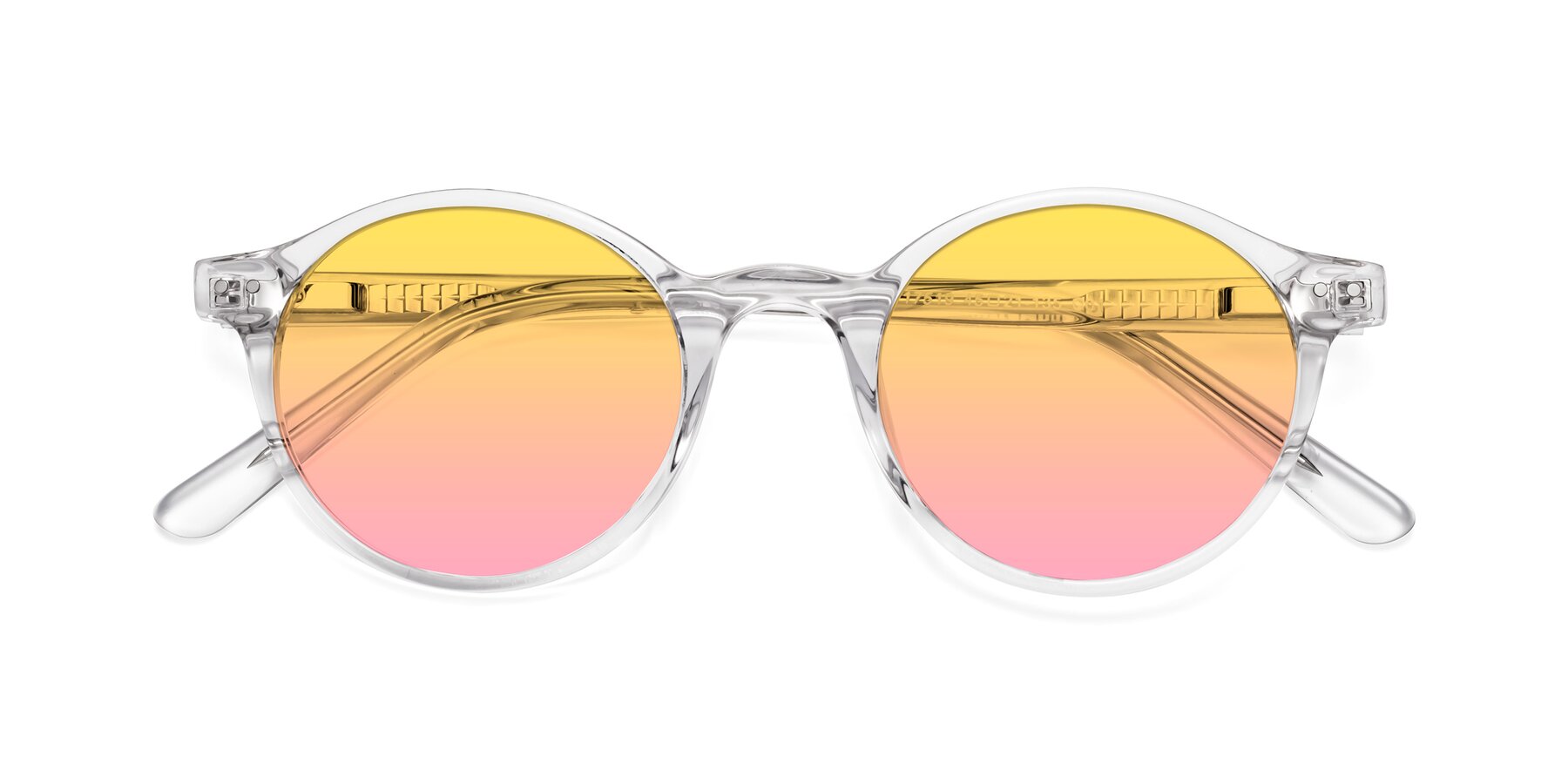 Folded Front of 17519 in Clear with Yellow / Pink Gradient Lenses