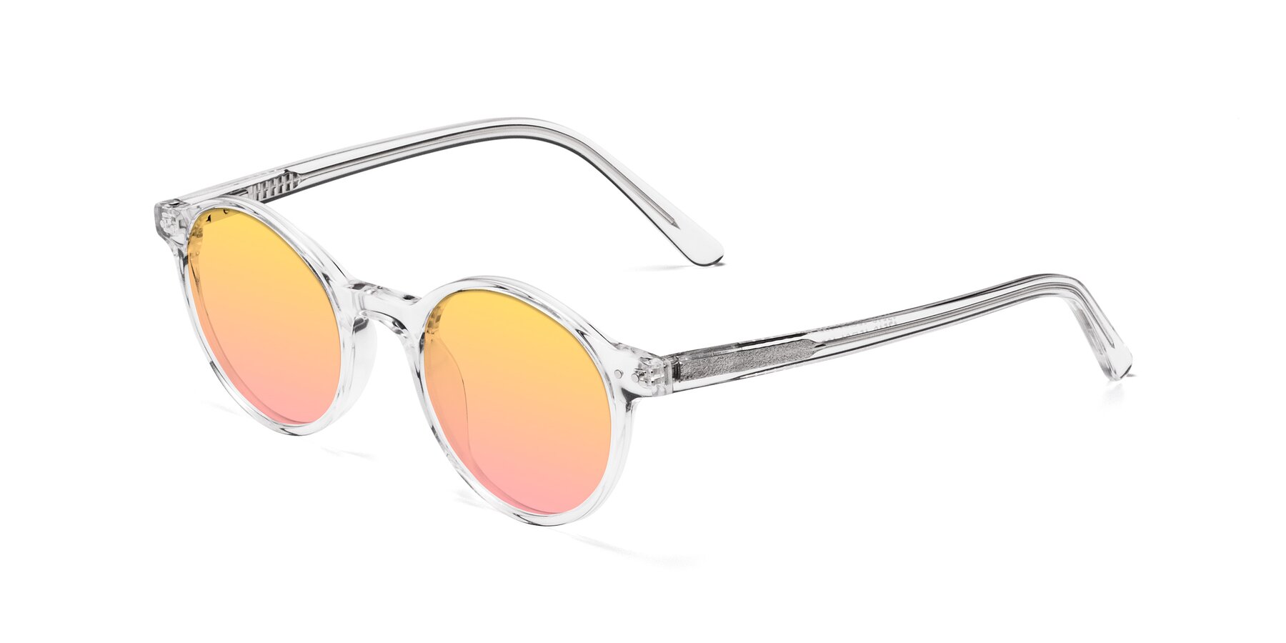 Angle of 17519 in Clear with Yellow / Pink Gradient Lenses