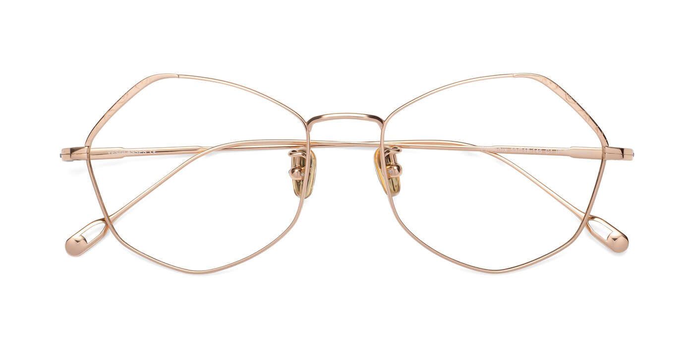 Phoenix - Rose Gold Eyeglasses