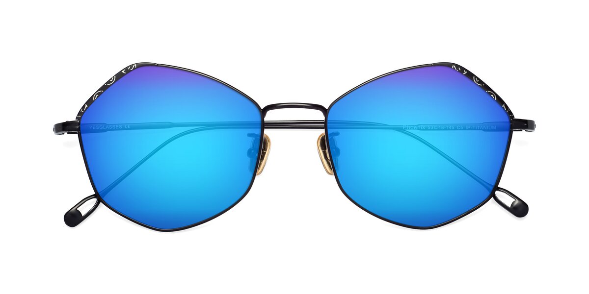 Large Silver Mirror Aviator Sunglasses - Trendy Hipster Big Top Rock N Roll Style (215 L)