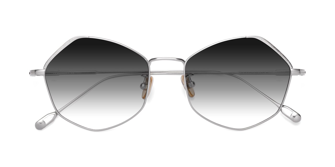 Phoenix - Silver Gradient Sunglasses
