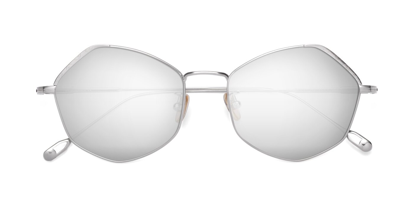 Phoenix - Silver Flash Mirrored Sunglasses