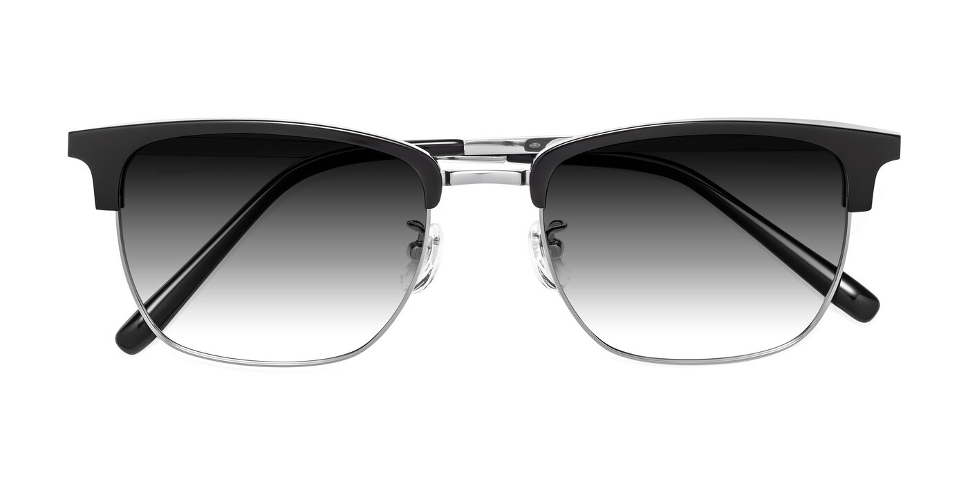 Milpa - Black / Silver Gradient Sunglasses