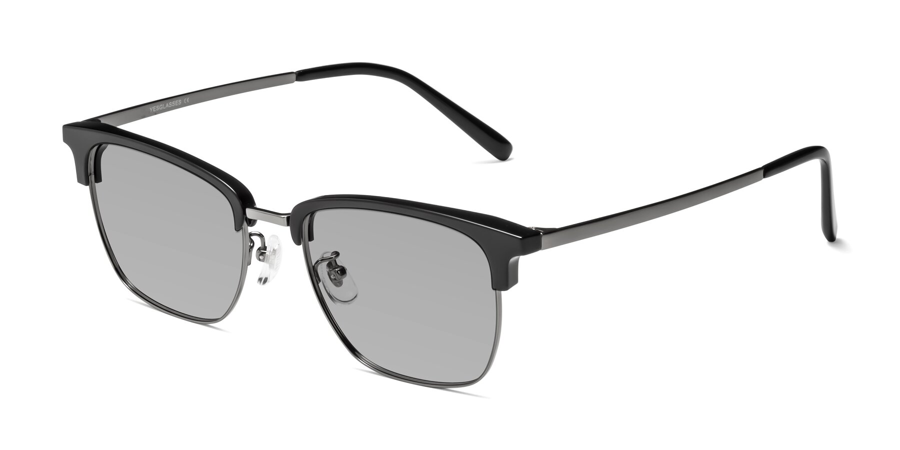 Angle of Milpa in Black-Gunmetal with Light Gray Tinted Lenses