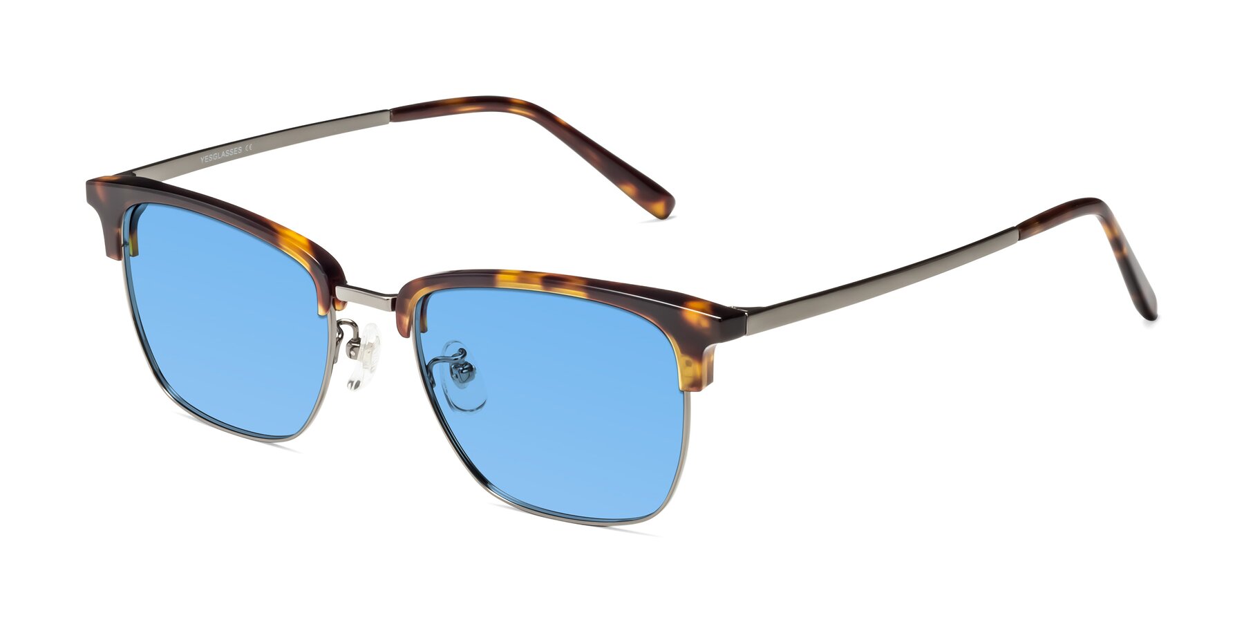 Angle of Milpa in Tortoise with Medium Blue Tinted Lenses