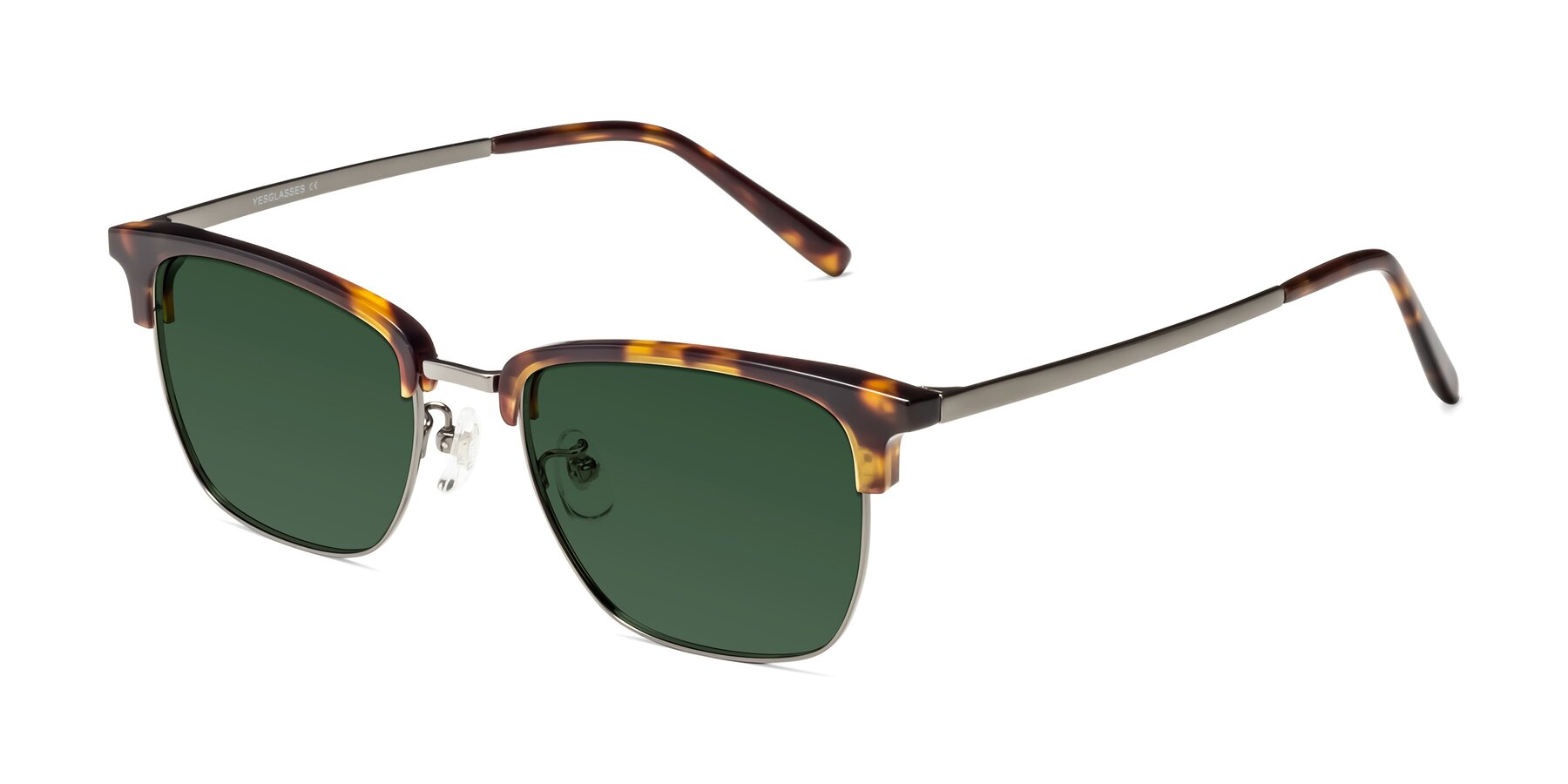 Angle of Milpa in Tortoise with Green Tinted Lenses