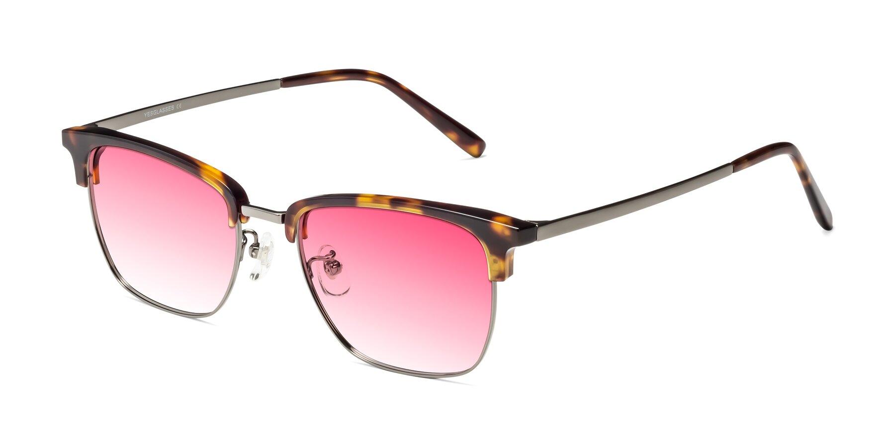 Angle of Milpa in Tortoise with Pink Gradient Lenses