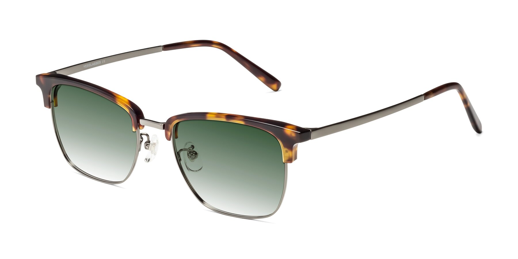 Angle of Milpa in Tortoise with Green Gradient Lenses