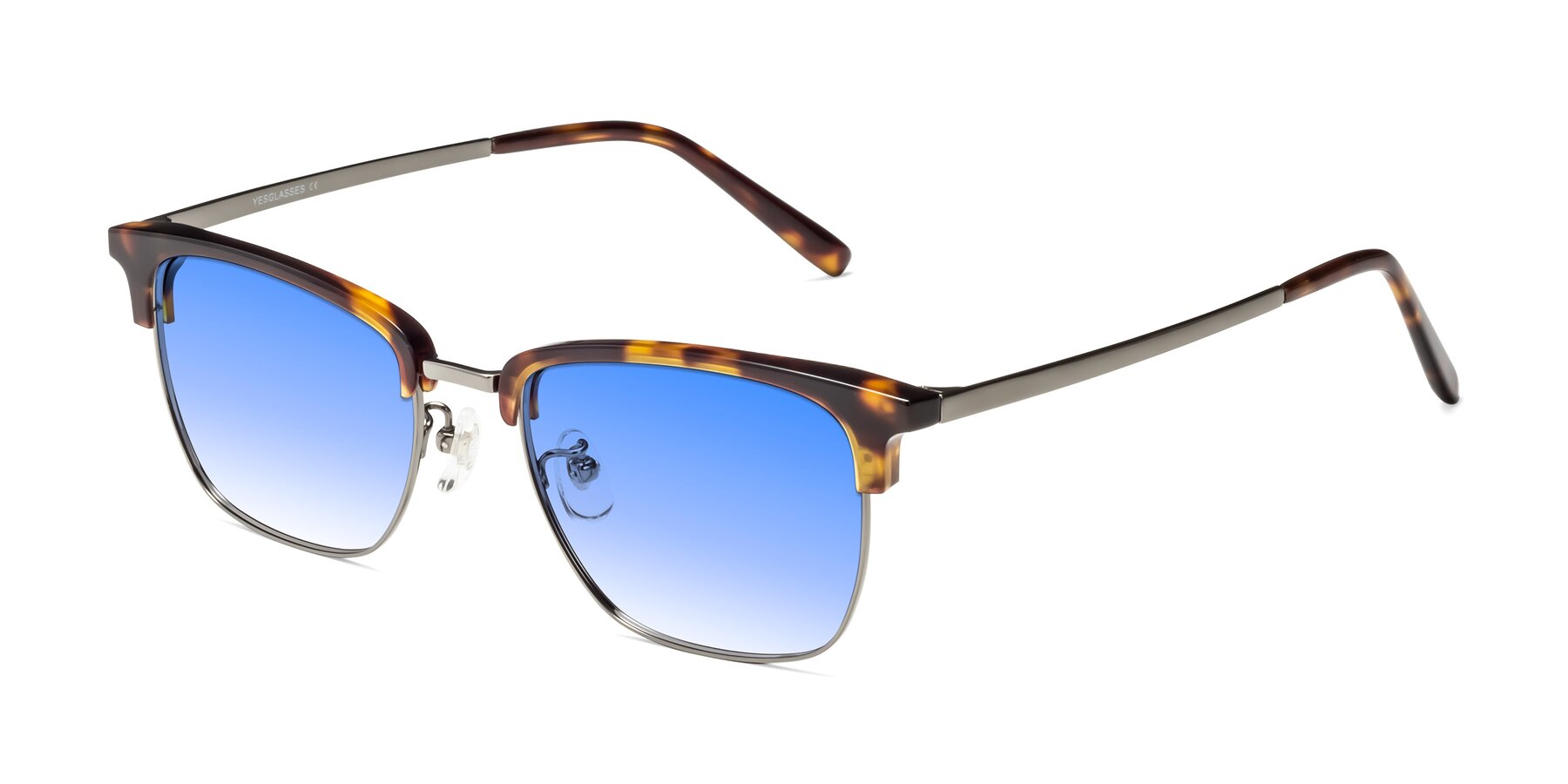 Angle of Milpa in Tortoise with Blue Gradient Lenses