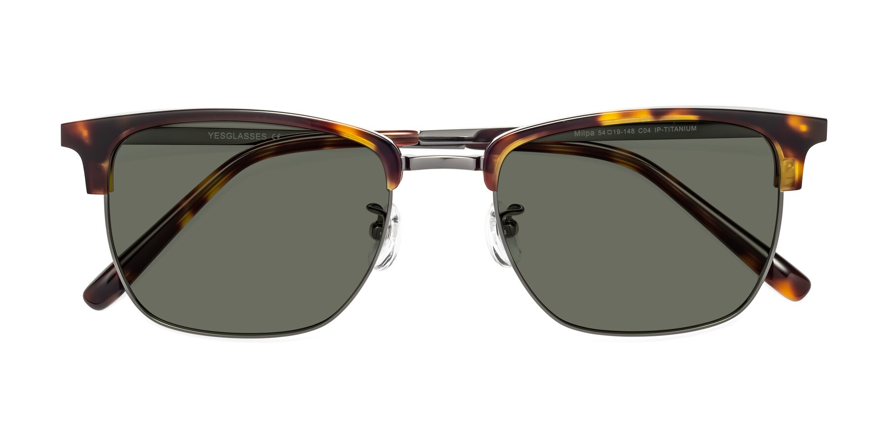 Folded Front of Milpa in Tortoise with Gray Polarized Lenses