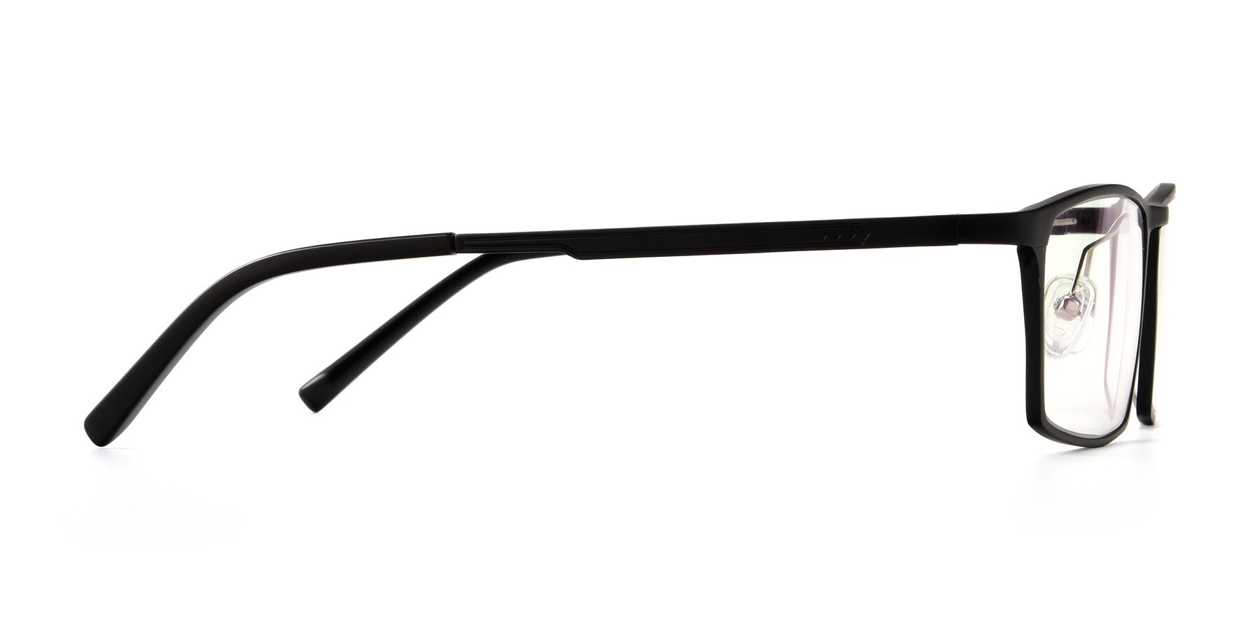Side of CX6341 in Black with Clear Reading Eyeglass Lenses