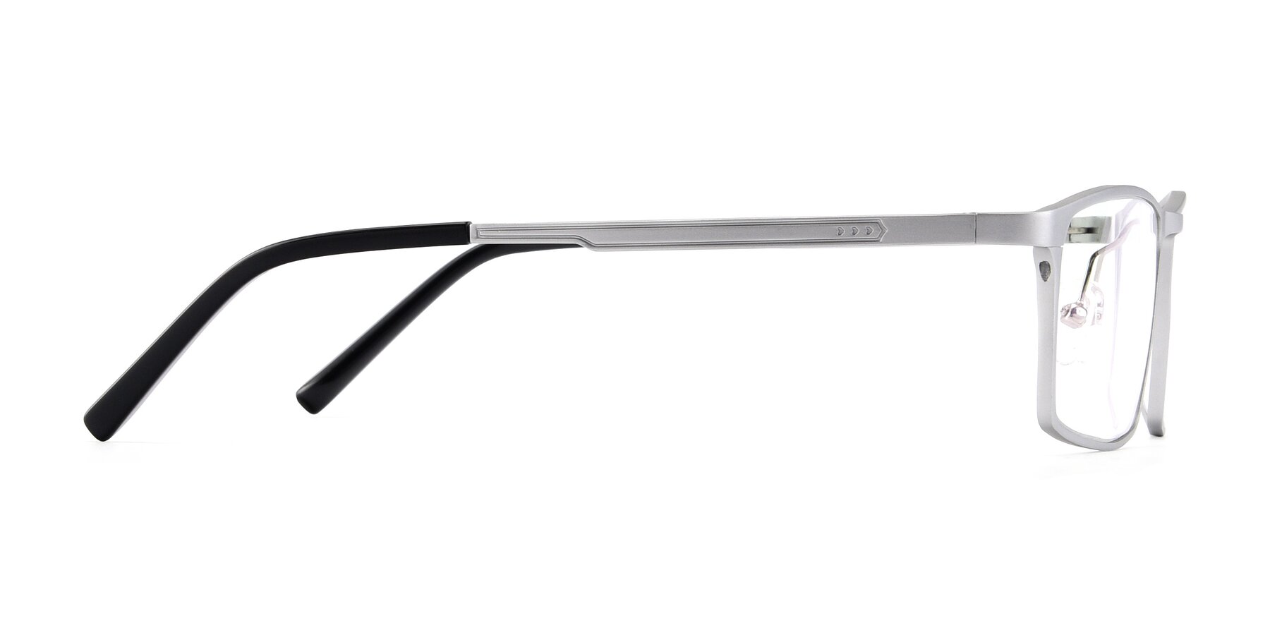 Side of CX6341 in Silver with Clear Reading Eyeglass Lenses
