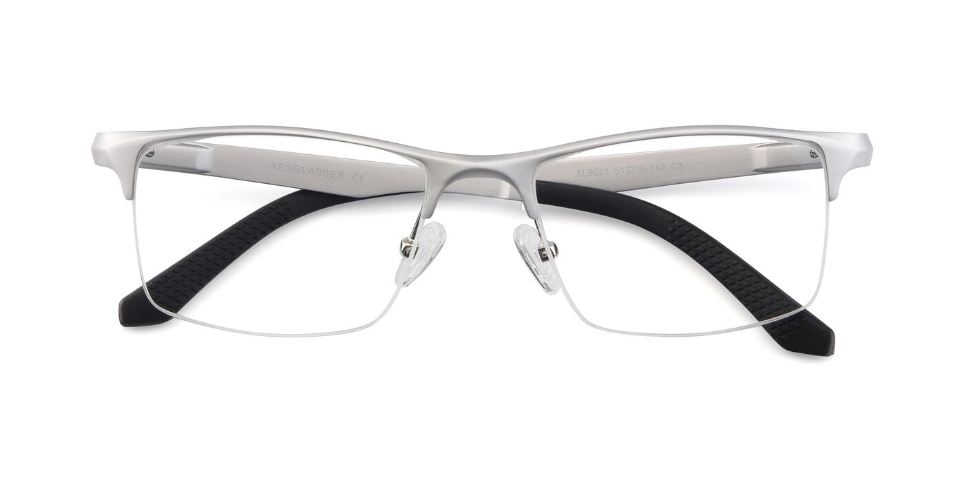 XL9021 - Silver Blue Light Glasses