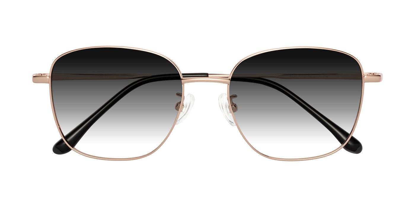 Tim - Rose Gold Gradient Sunglasses