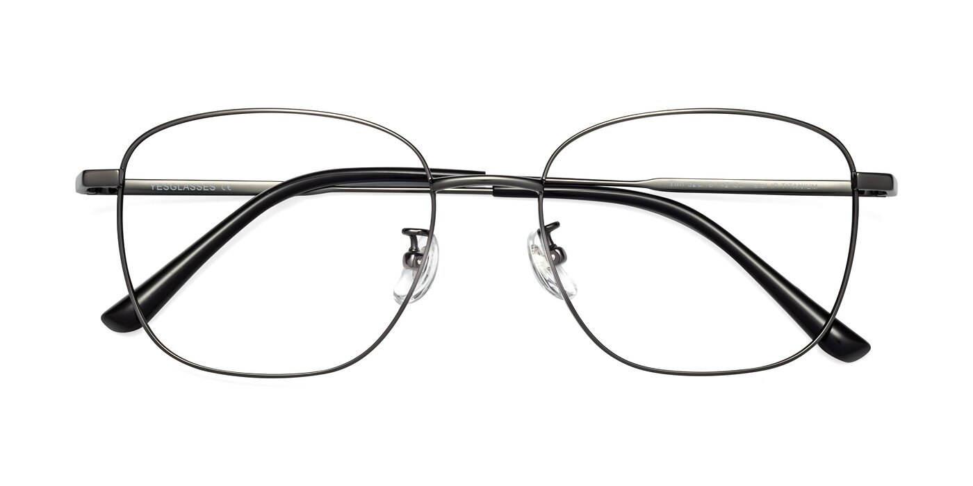 Tim - Gunmental Eyeglasses