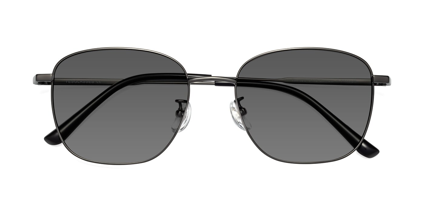Tim - Gunmental Tinted Sunglasses