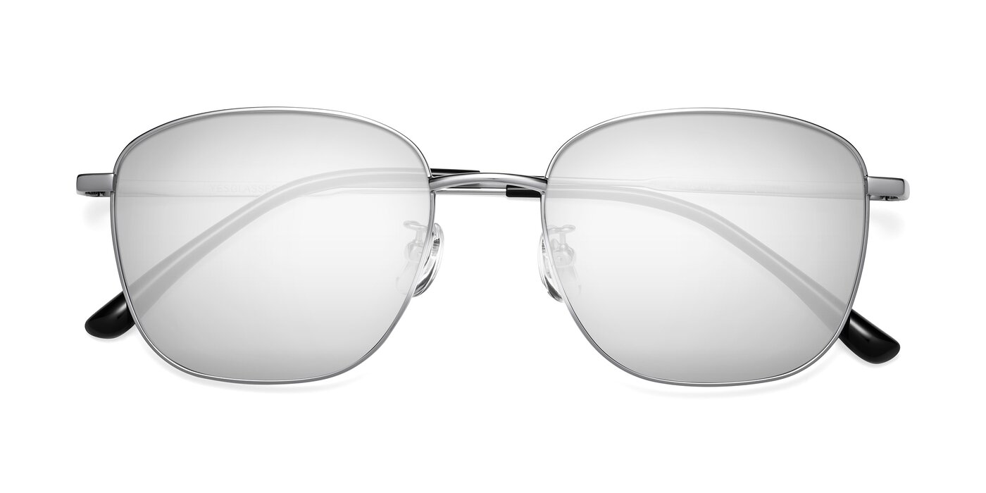 Tim - Silver Flash Mirrored Sunglasses