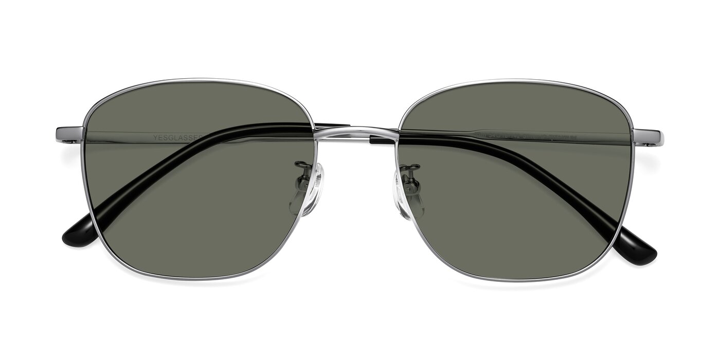 Tim - Silver Polarized Sunglasses
